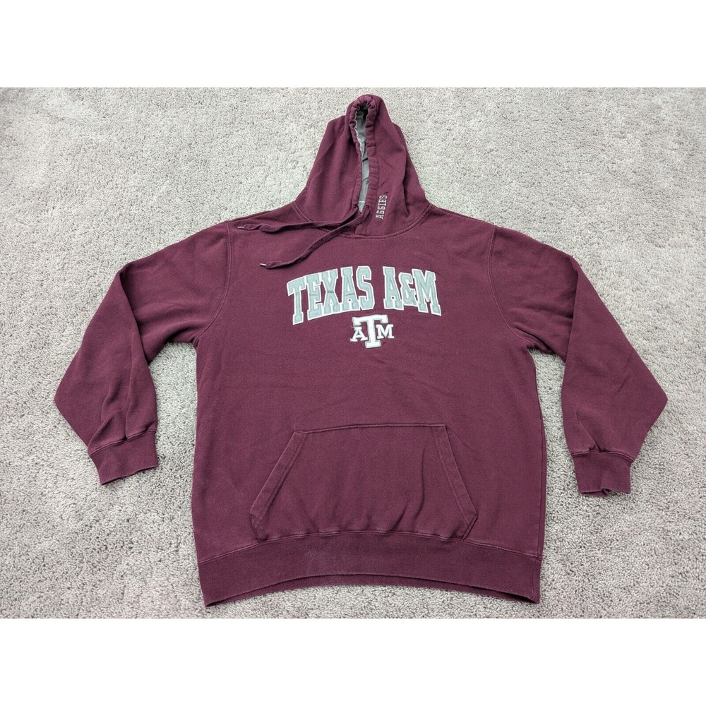 Texas A&M Aggies Hoodie‎ Mens 2XL NCAA Pullover Stadium Athletics Red
